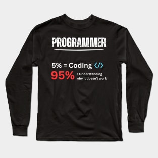 Programmer ugly truth Long Sleeve T-Shirt